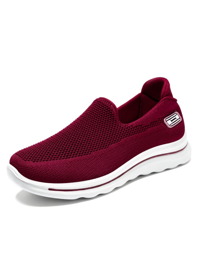 Shoes For Women, Versatile Middle-aged And Elderly Mothers' Shoes, Men's And Women's Slip-on Walking Shoes, Breathable Single Shoes, Casual Shoes For Women