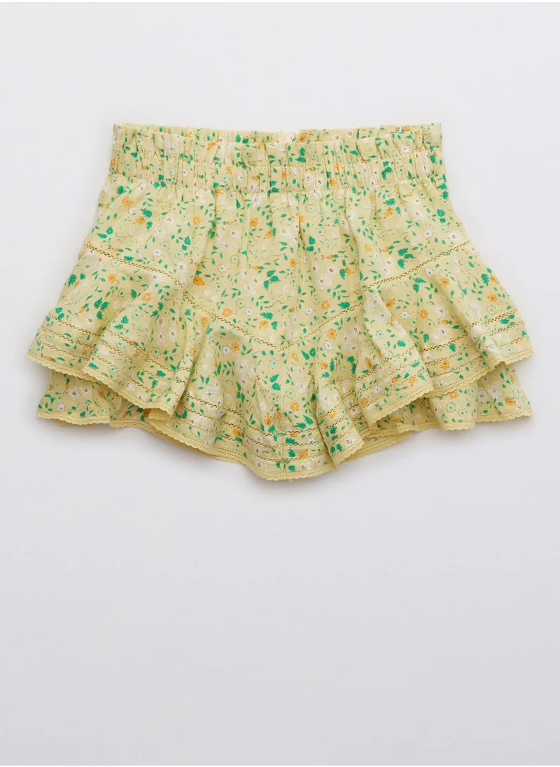 Aerie Ruffle Detail Skirt