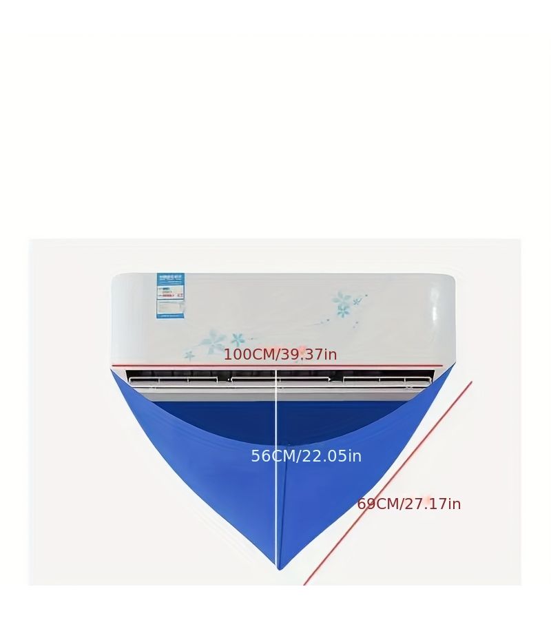 3pcs Air Conditioner Cleaning Kit Blue With Reusable Drain Hose And Drainage AC Maintenance Tools For Home Office DIY Drain Unclogging System Compatible With Window Portable Central AC Units - Image 2