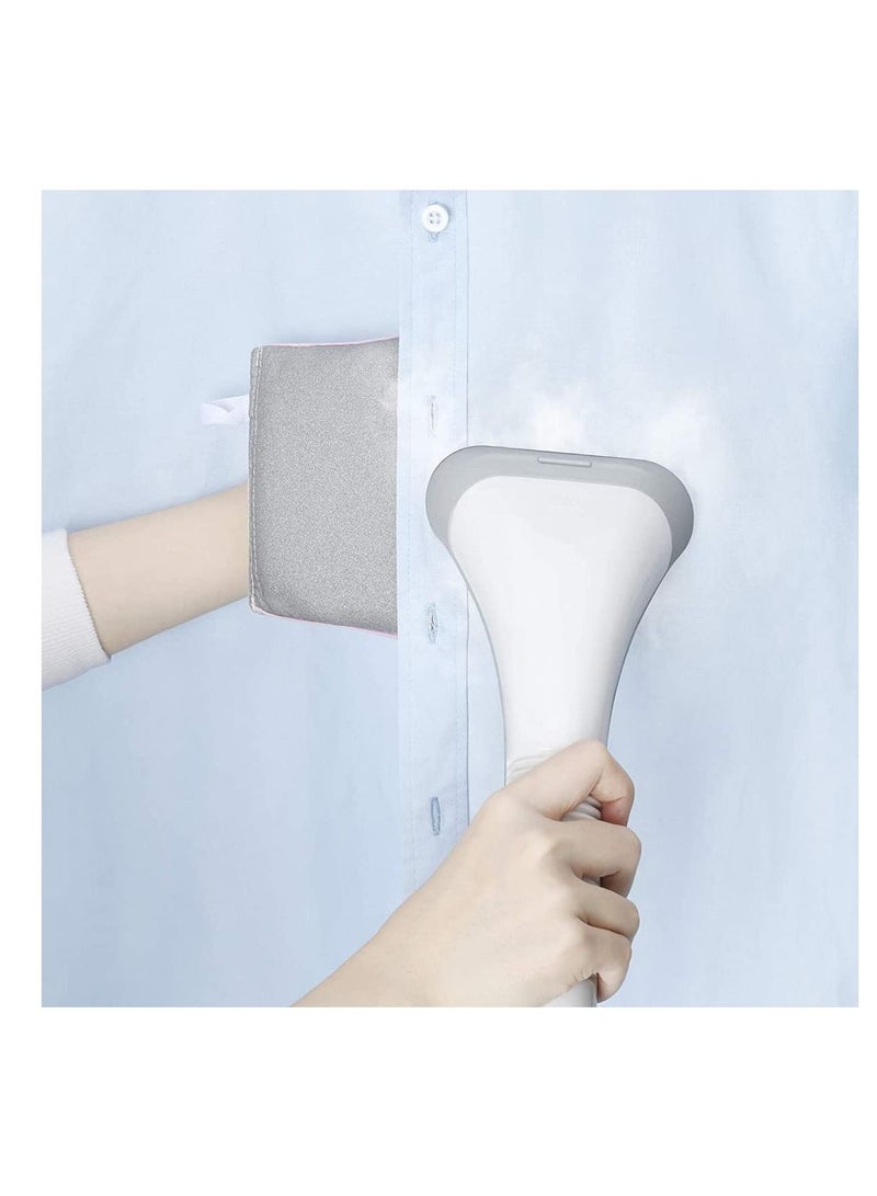 SYOSI Garment Steamer Ironing Glove, Waterproof Anti Steam Mitt with Finger Loop, Complete Care Protective Garment Steaming Mitt, Heat Resistant Gloves for Clothes Steamers - Image 2