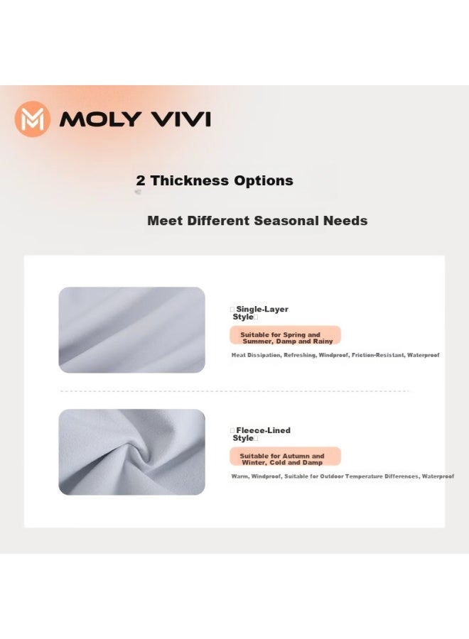 MOLY VIVI Moly Vivi Women's Softshell Pants Outdoor Skiing Pants Windproof Waterproof Mountaineering Work Pants Winter Plus Velvet Magic Vivi  - Image 1