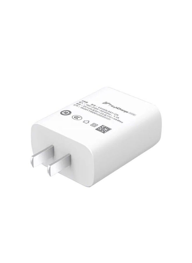 Generic - Applicable To Vivo Charger 44w Super Flash Charging X50x60x70pros9es10s12iQOO Keyite 3C-Color:1 M TYPEC White Heart Flash Charging Line - Image 1