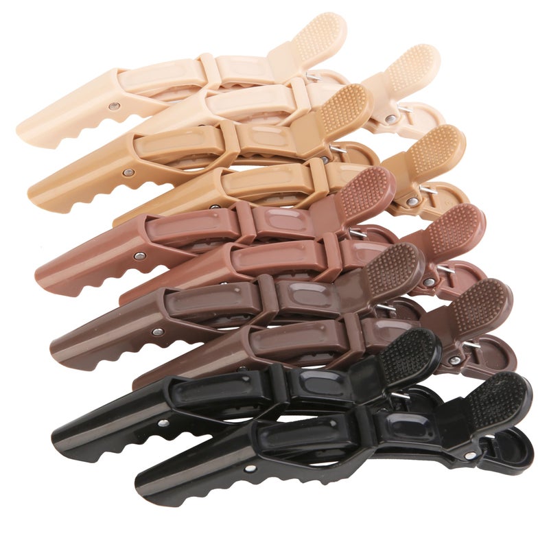 HH&LL Hair Clips for Women â€“ Wide Teeth & Double-Hinged Design â€“ Alligator Styling Sectioning Clips - Image 1