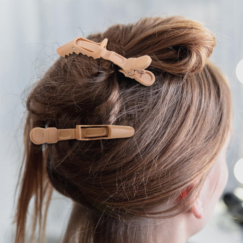 HH&LL Hair Clips for Women â€“ Wide Teeth & Double-Hinged Design â€“ Alligator Styling Sectioning Clips - Image 2