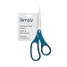 Fiskars 8 Scissors for Home Office Stainless Steel Scissors All Purpose Cutting for Home Arts Crafts Blue - Image 2