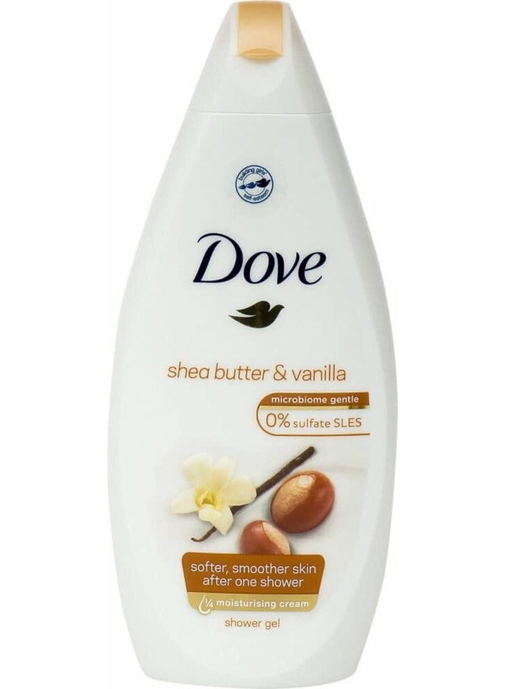 دوف جل استحمام ٥٠٠ مل زبدة الشيا والفانيليا - Image 1