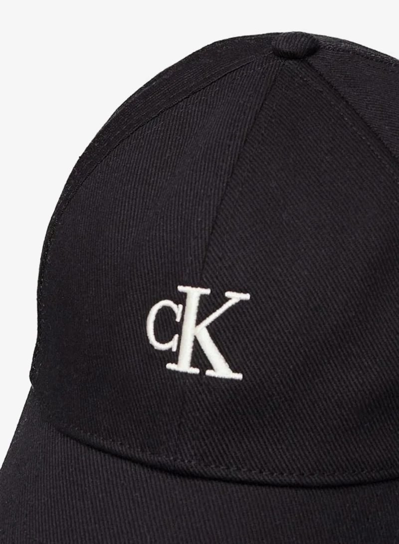 CALVIN KLEIN Logo Detailed Baseball Curved Peak Cap