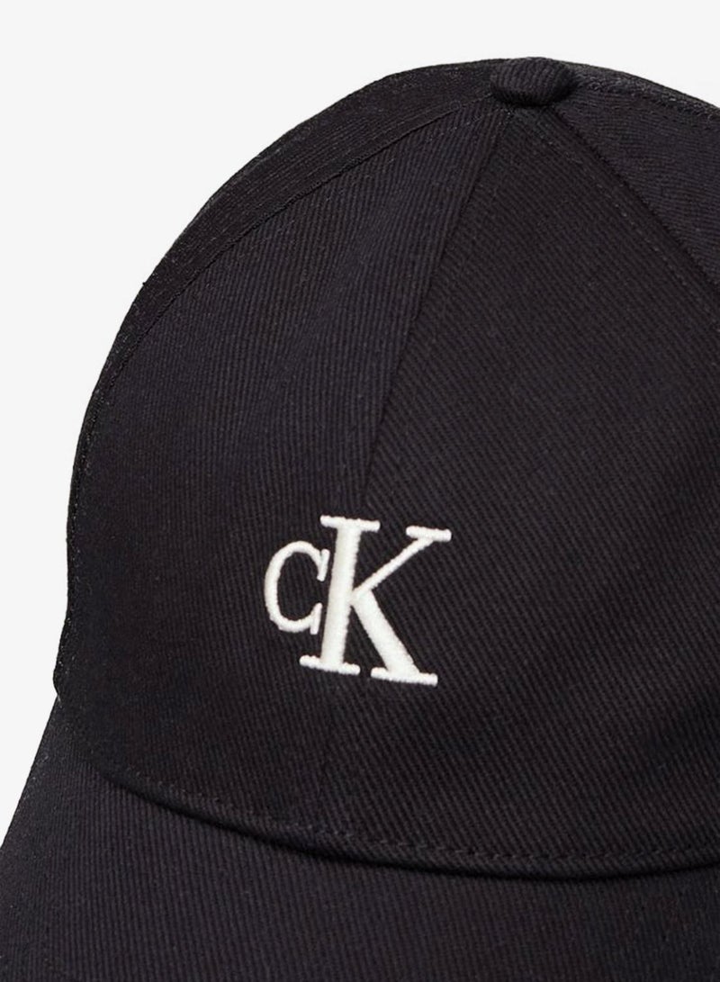 CALVIN KLEIN Logo Detailed Baseball Curved Peak Cap - Image 5