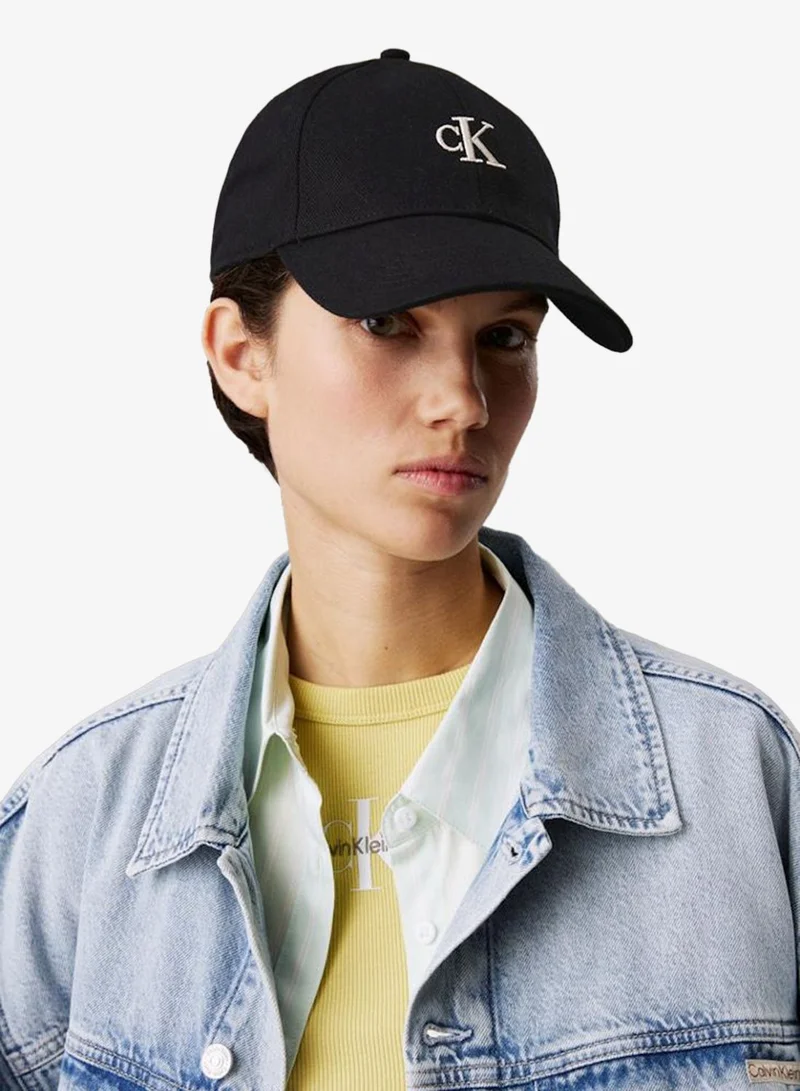CALVIN KLEIN Logo Detailed Baseball Curved Peak Cap