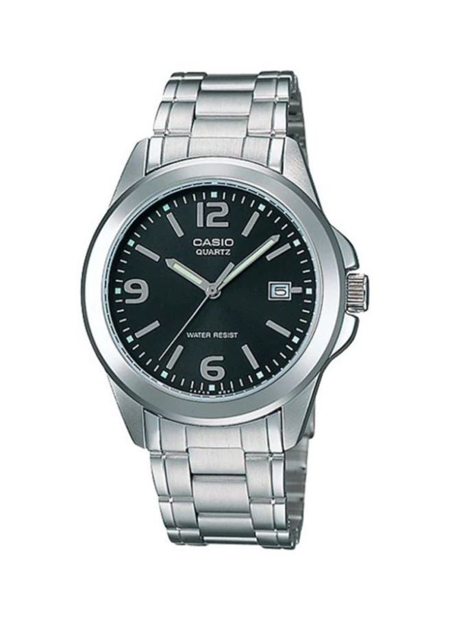 CASIO Women Water Resistant Analog Watch LTP 1215A - 1A - 43 mm - Silver - Image 1