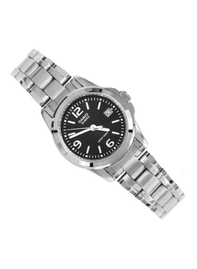 CASIO Women Water Resistant Analog Watch LTP 1215A - 1A - 43 mm - Silver - Image 4