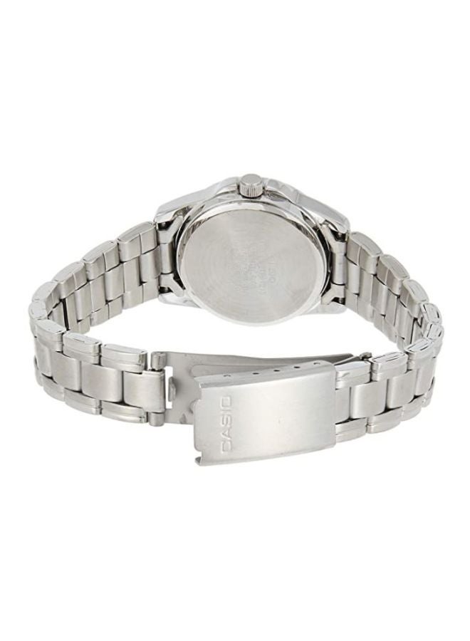 CASIO Women Water Resistant Analog Watch LTP 1215A - 1A - 43 mm - Silver - Image 2