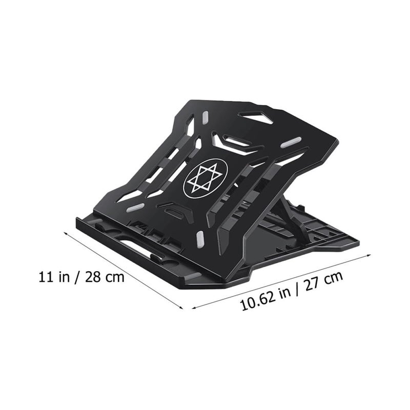 Foldable Laptop Stand Adjustable with Cooling Ventilation Compatible Notebook PC Travel Office - Image 3