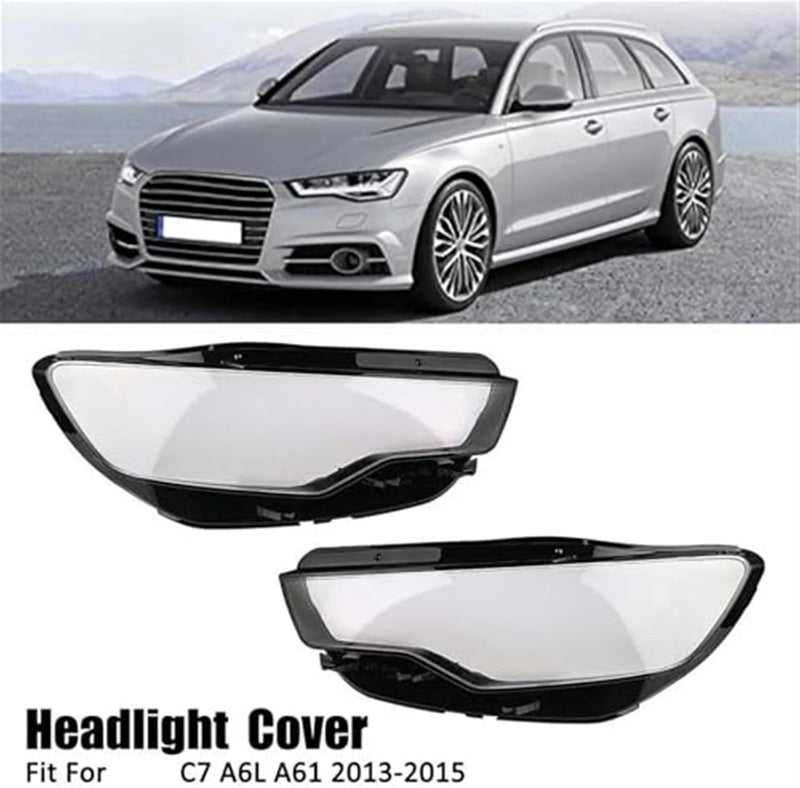 Wivplex Car Front Headlight Lens Cover for A6 C7 - Image 5