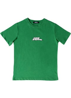 No Fear Salmon Front Printed Crew Neck Short Sleeve Boy's Cotton T-Shirt B500334  - Image 2