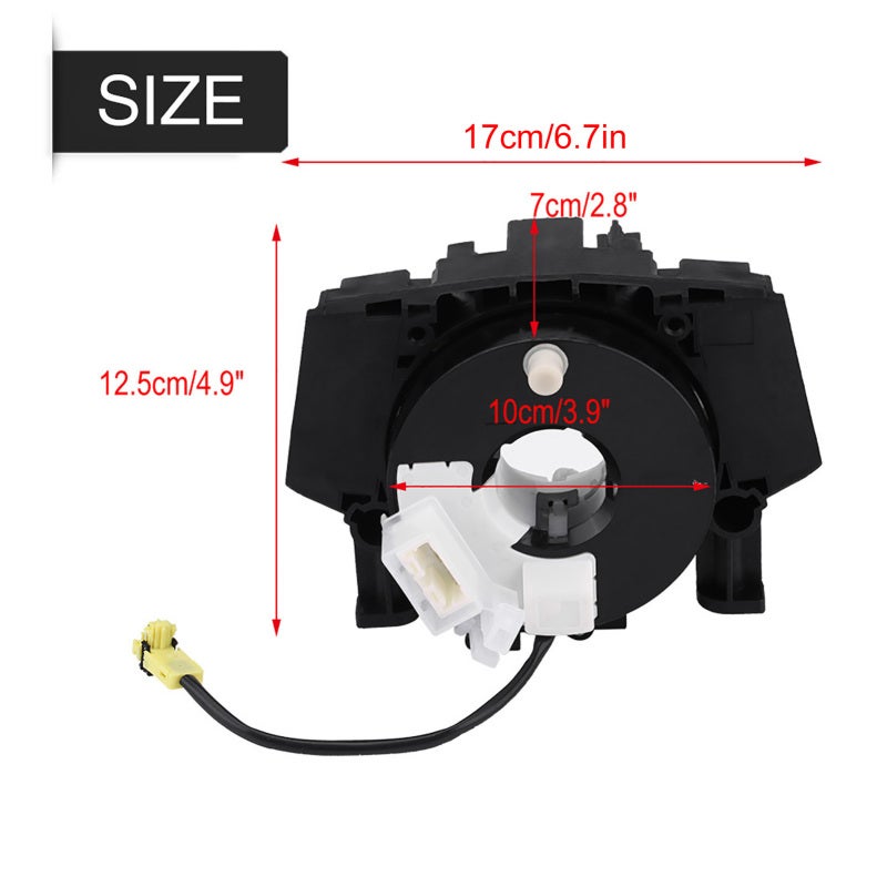 Airbag Clock Spring 25567 EB301 Premium Quality Auto Spiral Cable - Easy Installation OE Replacement for Pathfinder Navara 2005-2013 - Image 1
