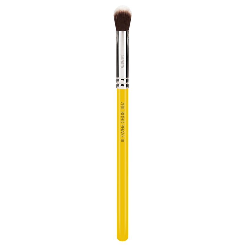 Bdellium Tools Professional Makeup Brush - Studio Series 788V BDHD Phase III Blending/Concealing - With Soft Synthetic Fibers, For Blending & Soften (Yellow, 1pc) - Image 3