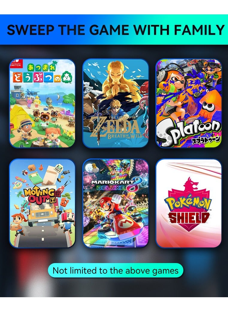 Wireless Controller for Nintendo Switch, L/R Controllers Replacement Compatible with Nintendo Switch/Lite/OLED, Joystick with Wake-up/Screenshot/Dual Vibration/Motion Control Function With RGB light - Image 4