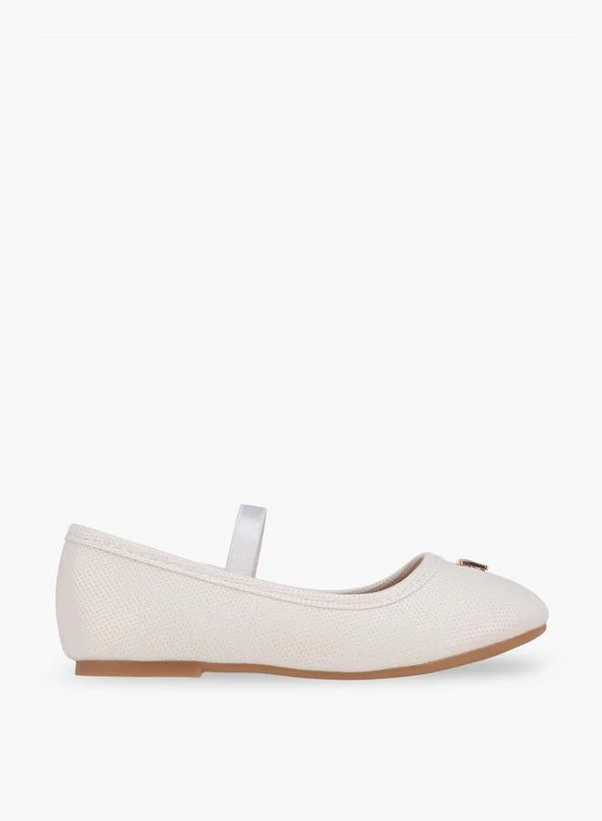 Flora Bella By Shoexpress Flora Bella Girls Elasticated Strap Ballerina Shoes