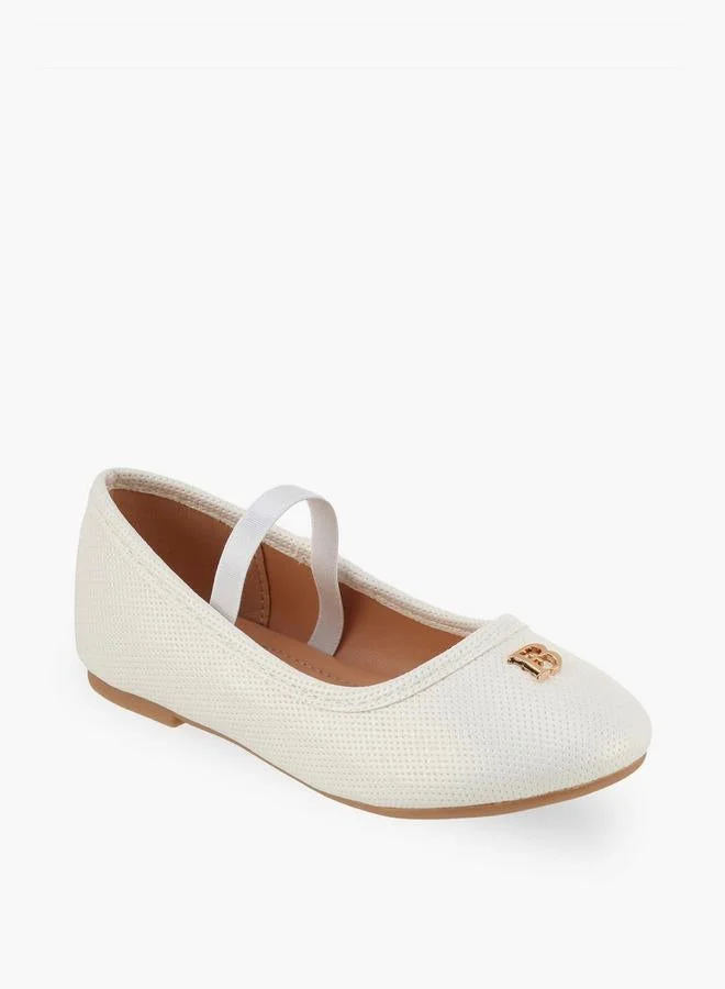 Flora Bella By Shoexpress Flora Bella Girls Elasticated Strap Ballerina Shoes
