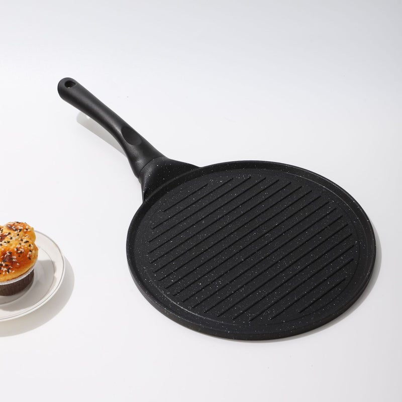 Aluminum Alloy Multi-Hole Egg Frying Pan – Non-Stick Barbecue Plate 27cm - Image 5