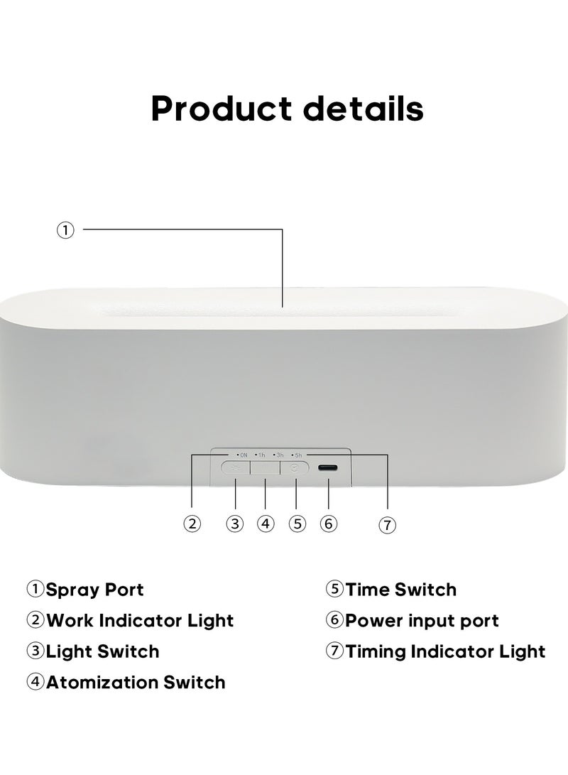 Colorful Flame Fire Diffuser Humidifier, 7 Colors Changing Oil Diffuser, Ultra-Quiet Aroma Essential Oils Aromatherapy Diffusers for Large Room, Bedroom, Office(Timeable, Waterless Auto off-150ml)  - Image 5