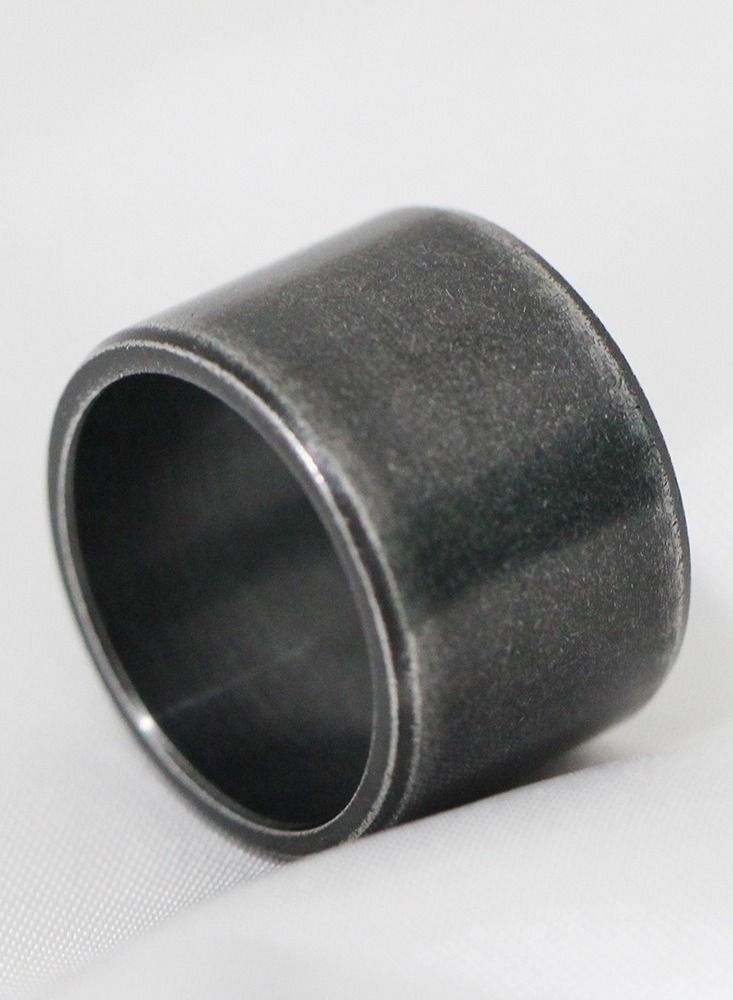 Loquat Stainless Steel Solid Polished Signet Ring