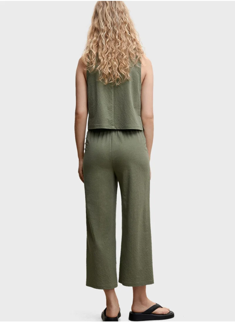 MANGO High Waist Pants