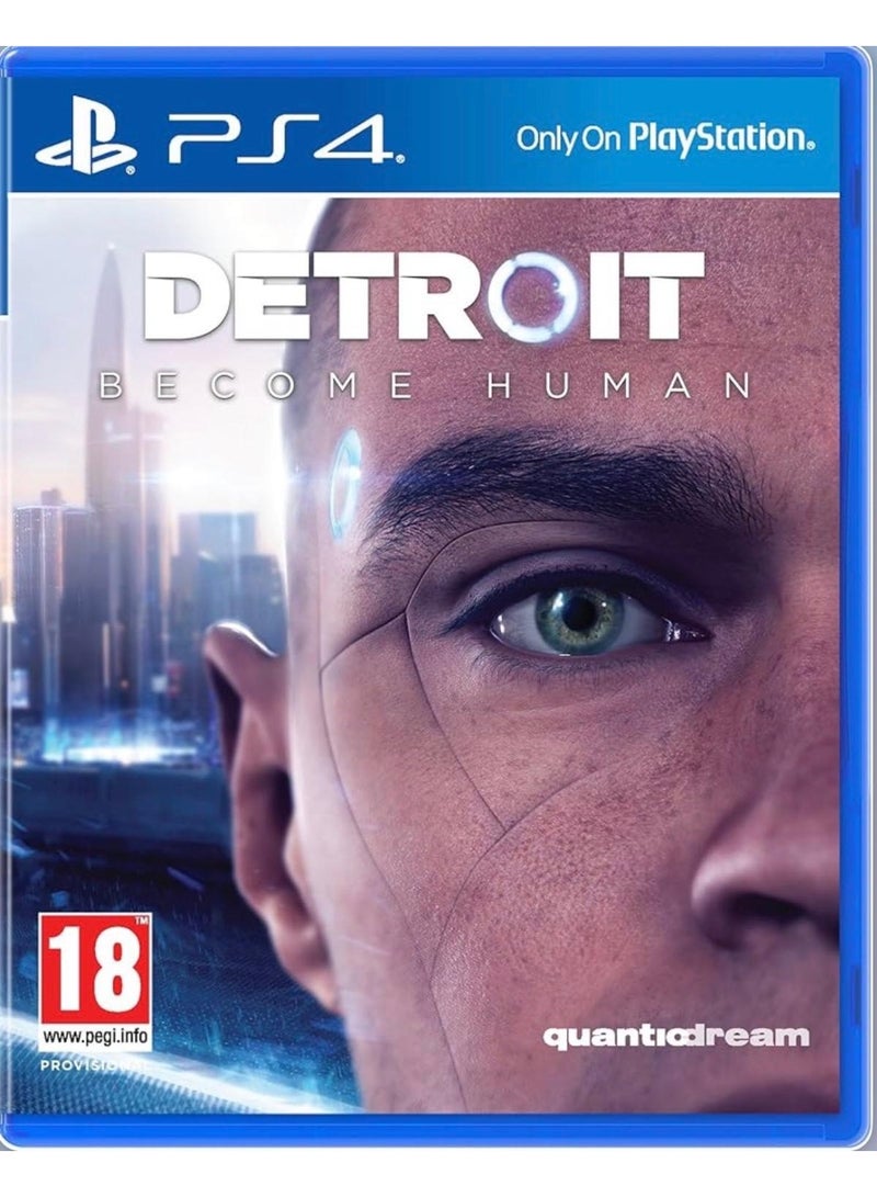 بلاي ستيشن لعبة Detroit: Become Human لجهاز بلايستيشن 4 (PS4) | مغامرة قصصية تفاعلية | أسلوب لعب قائم على الاختيارات | حصرية على بلايستيشن | نسخة دولية | تصنيف PEGI 18 - Image 1