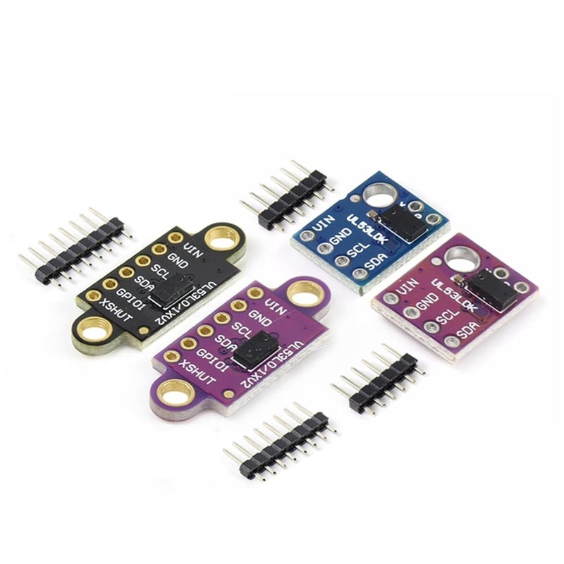 1/5/10Pcs VL53L0X Time-of-Flight (ToF) Laser Ranging Sensor Breakout 940nm GY-VL53L0XV2 Laser Distance(Lens Cover,5pcs) - Image 2