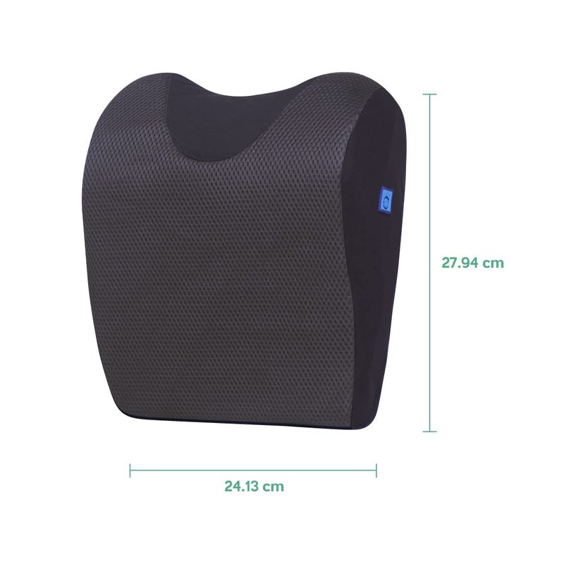 Back Good Car Neck Rest Pillow | 5-Year Warranty | Premium Ortho Designed Memory Foam Neck Support Cushion | Ergonomic Neck & Shoulder Support | Neck & Cervical Pain Relief, Car Seat (Grey) - Image 4