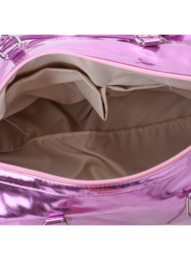 Pavo Duffle Bag Metallic Pink - Image 2