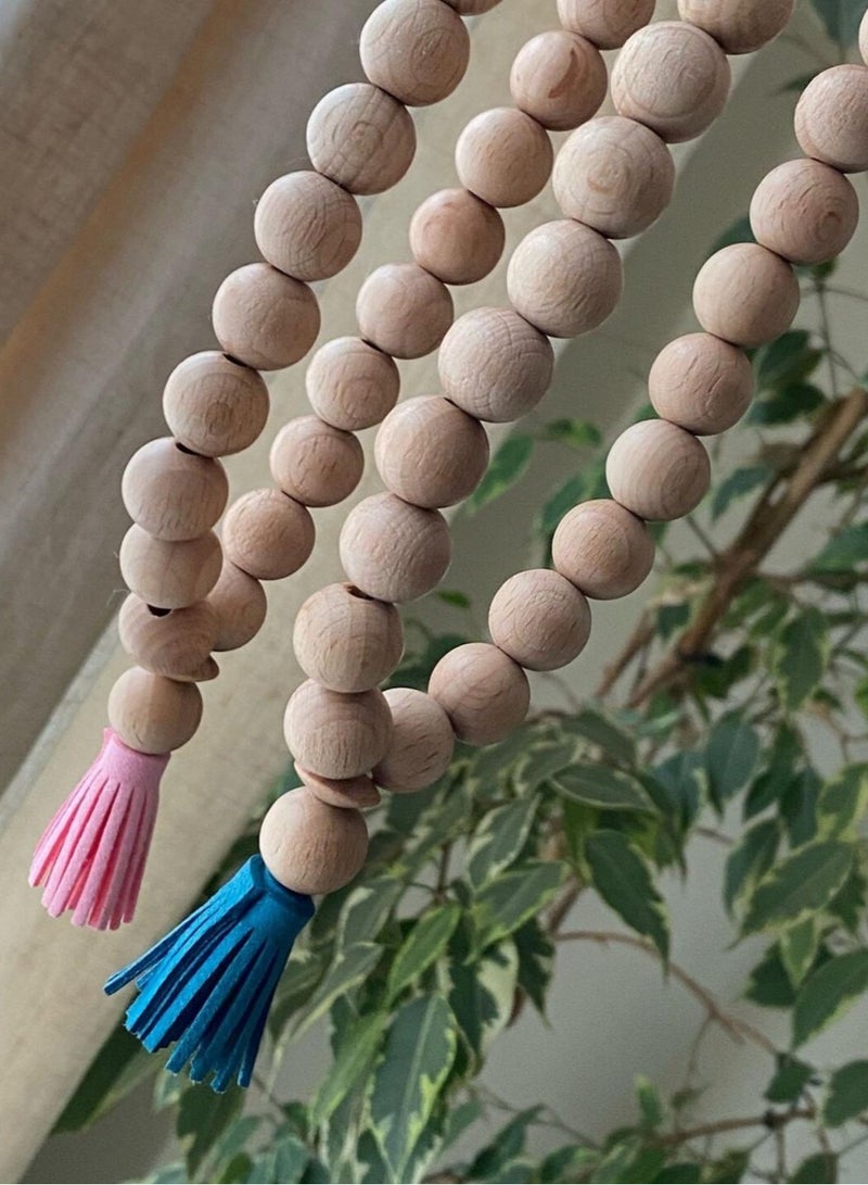Hilalful HilalFul My First Misbaha Beads - Pink | Rosary Beads for Dhikr, Prayer For Kids | Islamic Gift Eid, Ramadan, Wedding, Anniversary, Birthday | 33 Beads  - Image 5