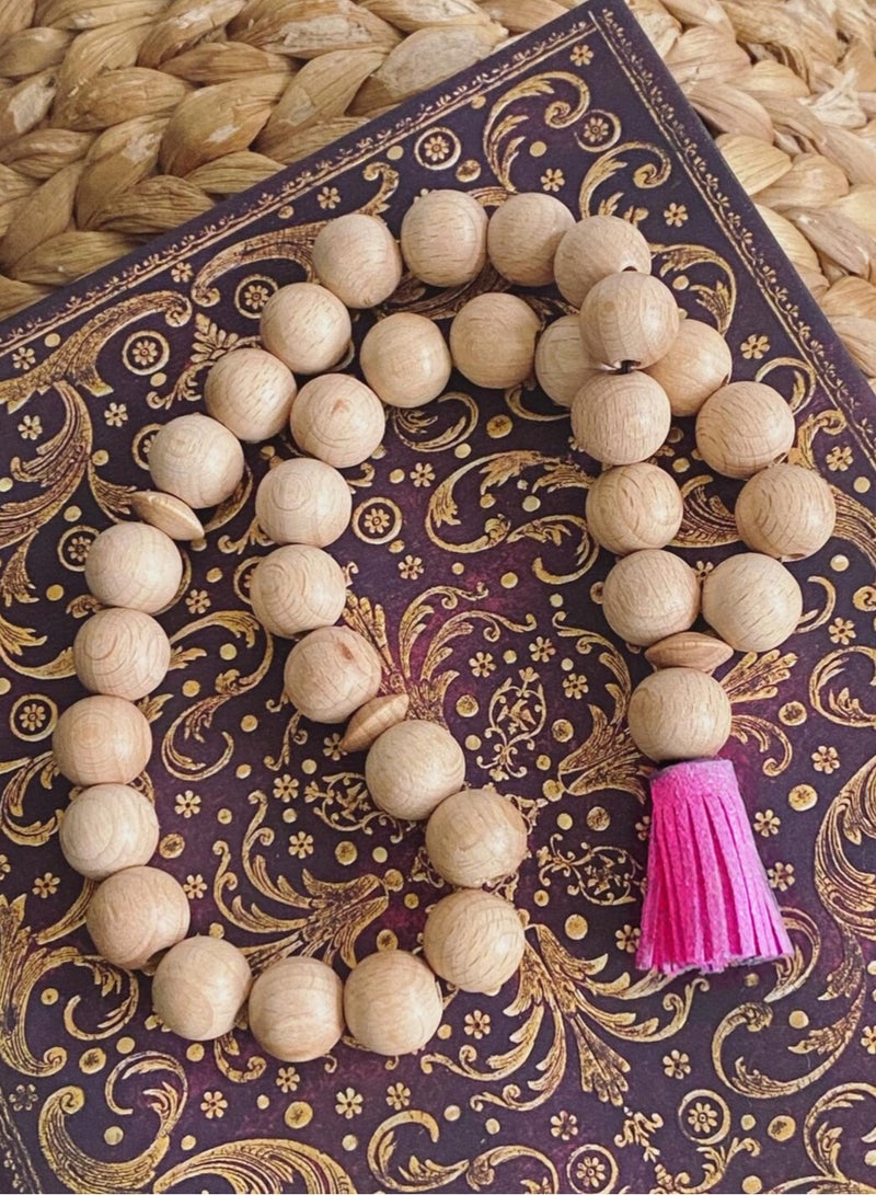Hilalful HilalFul My First Misbaha Beads - Pink | Rosary Beads for Dhikr, Prayer For Kids | Islamic Gift Eid, Ramadan, Wedding, Anniversary, Birthday | 33 Beads  - Image 2