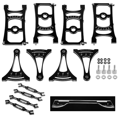Pothyes Hobby Details RC Aluminum Alloy Off Road Buggy Chassis Setup System Set Adjustment Ruler for Traxxas Arrma losi 18 17 Rally Short Truck Electric OffRoad Car - Image 5