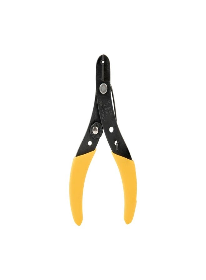 Klein Tools 74007 Adjustable Wire Stripper for Solid and Stranded Wire, Yellow - Image 2
