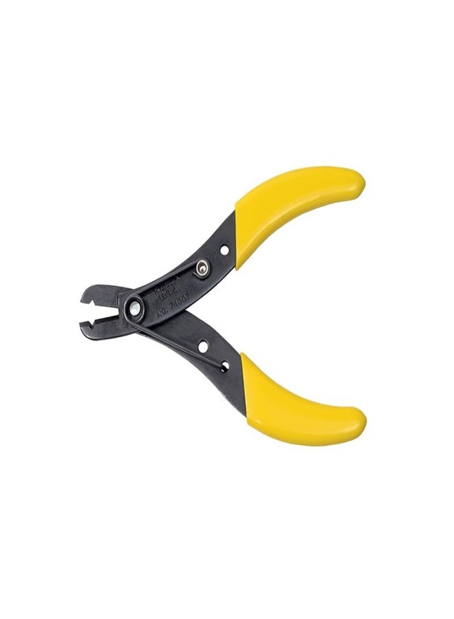 Klein Tools 74007 Adjustable Wire Stripper for Solid and Stranded Wire, Yellow - Image 5