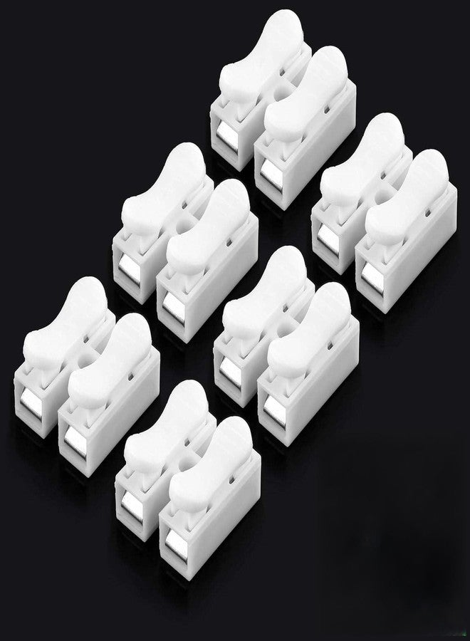 Universal Hub 25 Pcs Cable Connector Clamp Spring Connector Terminal Block FOR Wire LED Strip Light Wire Connecting Pack of 25- CH2 - Image 1