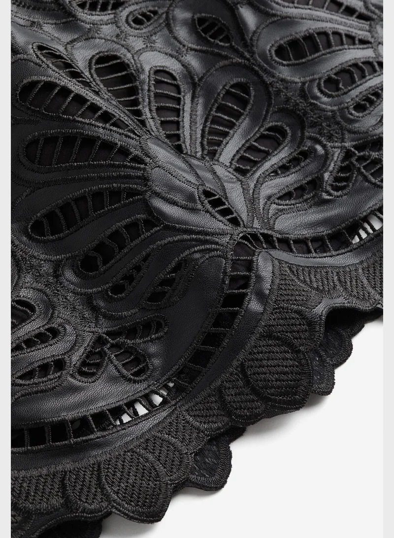 H&M Lace Mini Skirt