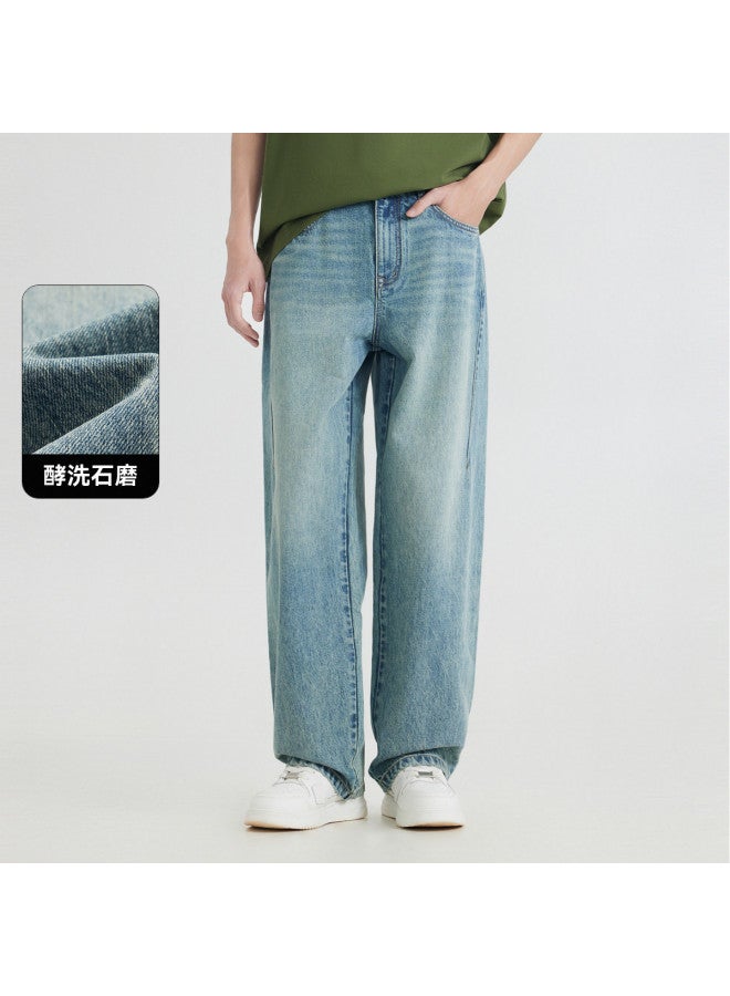 Cabbeen Men's Jeans Special Split Design Trend Spring And Autumn Long Pants Men's Trousers - Image 2