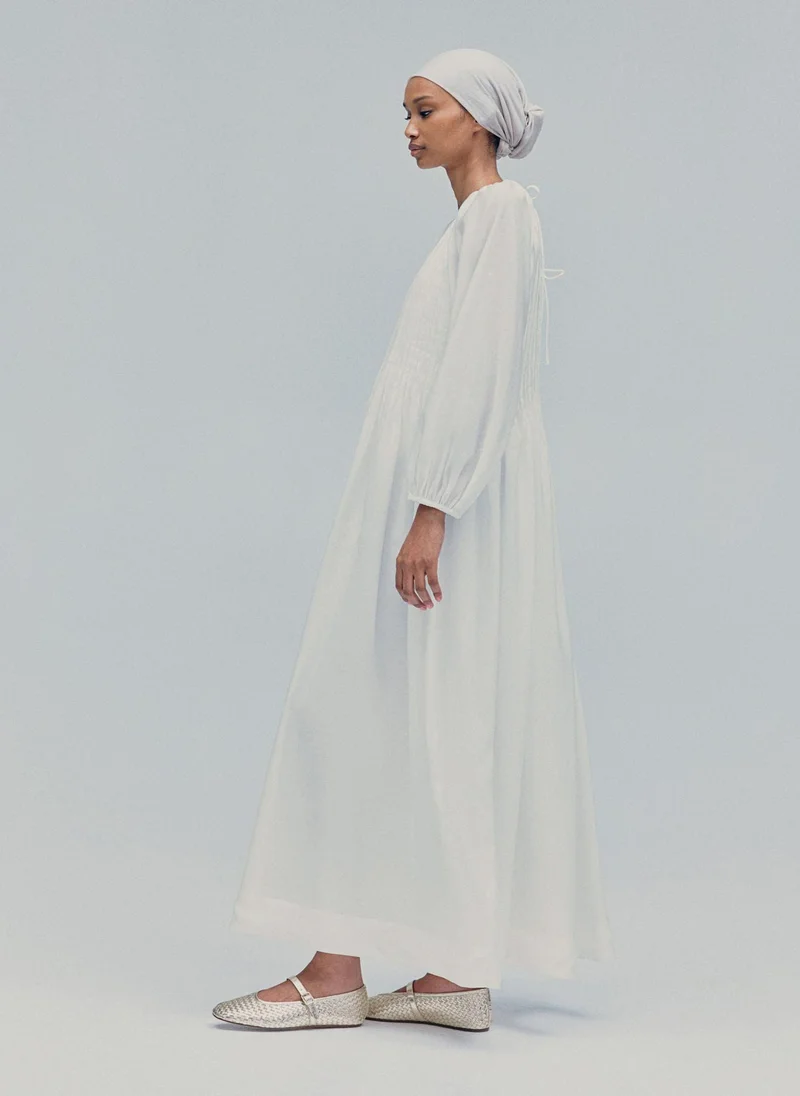 اتش اند ام Pintucked Maxi Dress