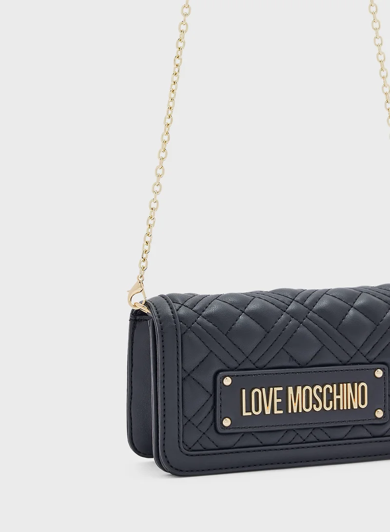 لوف موسكينو BLACK QUILTED PU BLACK QUILTED PU