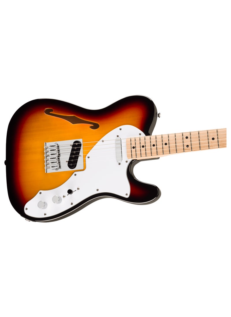 FENDER Fender 0378272500 Squier Affinity Series Telecaster Thinline Electric Guitar - 3-color Sunburst with Maple Fingerboard  - Image 3