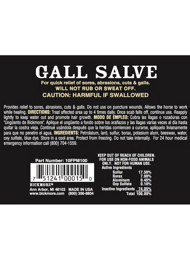 Bickmore - Gall Salve Wound Cream For Horses 5Oz  For Quick Equine Relief Of Sores, Abrasions, Cuts And Galls - Image 1