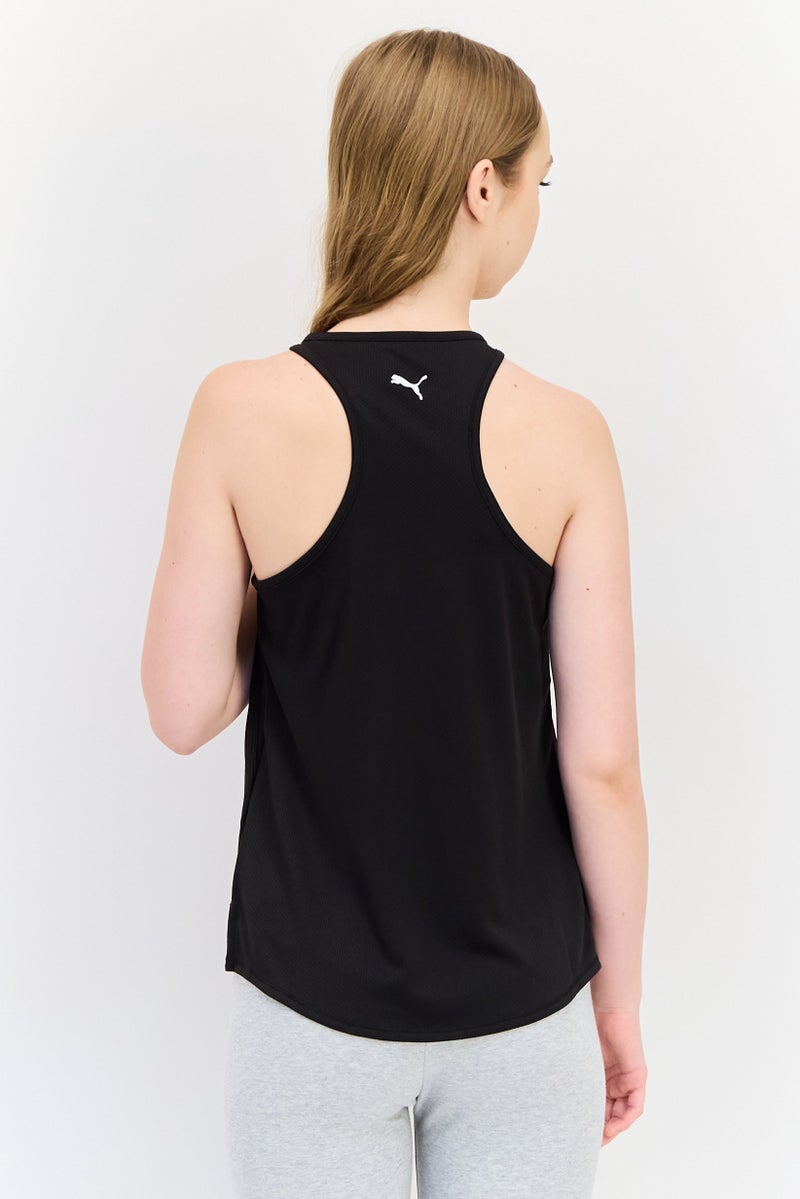 PUMA Women Sportswear Fit Sleeveless Training Tank Top, Black - Image 4