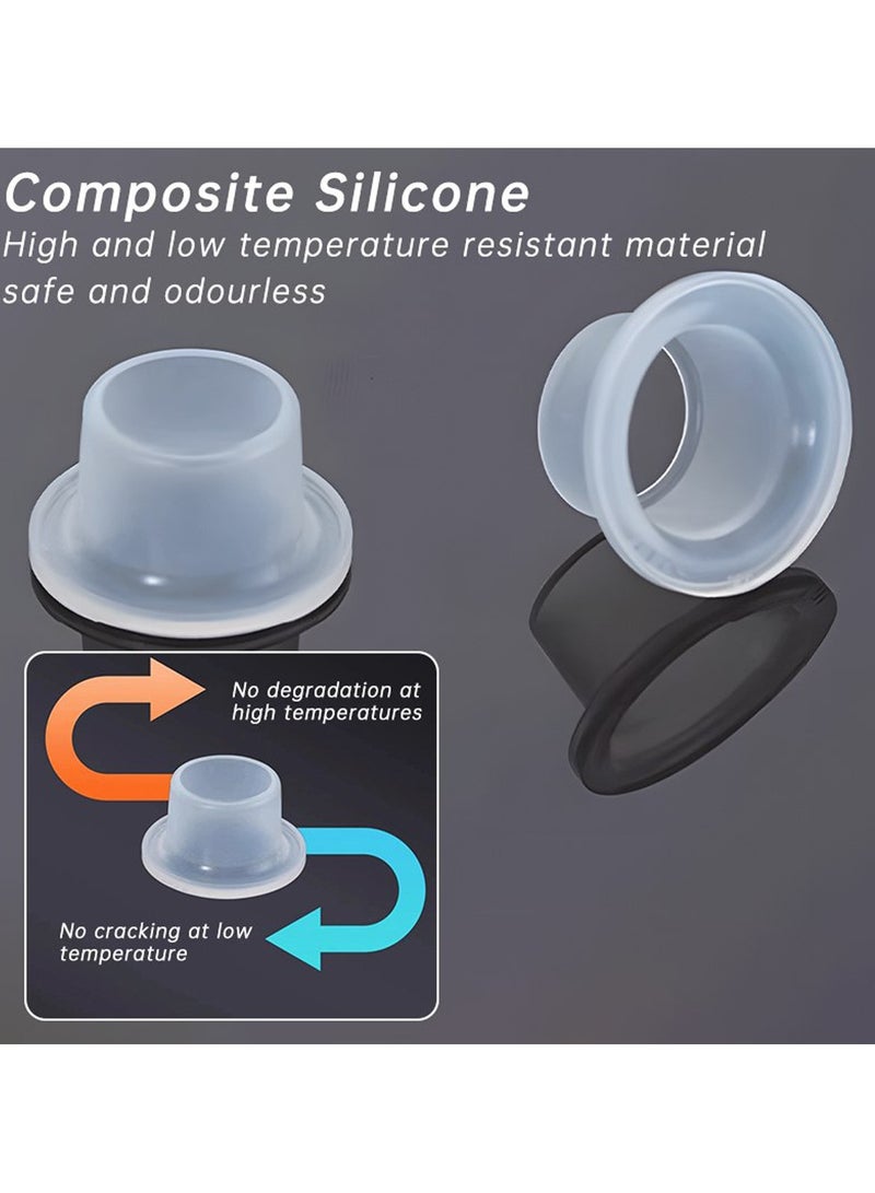 Faucet Seal Gasket Teflon Replacement, Prevent Drip And Leakage, Silicone Gasket Seal For Various Plumbing Fittings (10 Pieces)  - Image 2
