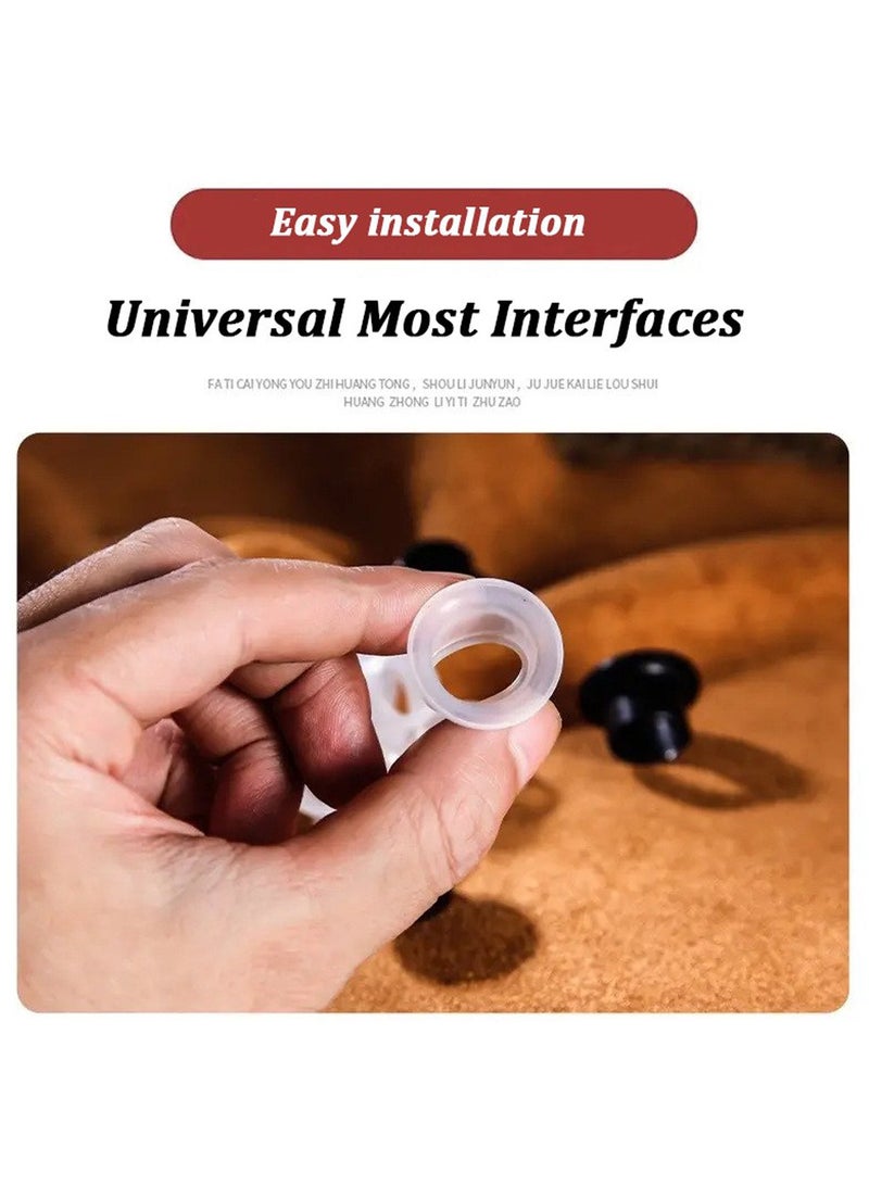 Faucet Seal Gasket Teflon Replacement, Prevent Drip And Leakage, Silicone Gasket Seal For Various Plumbing Fittings (10 Pieces)  - Image 3