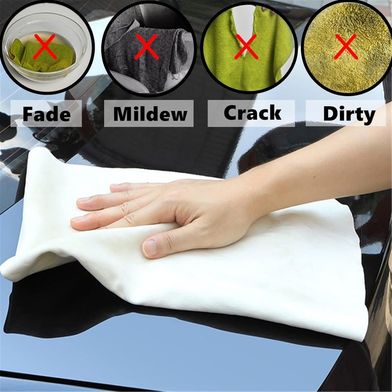 Turnart Genuine Leather Car Cleaning Cloth (S/50 x 40 cm) - Image 3