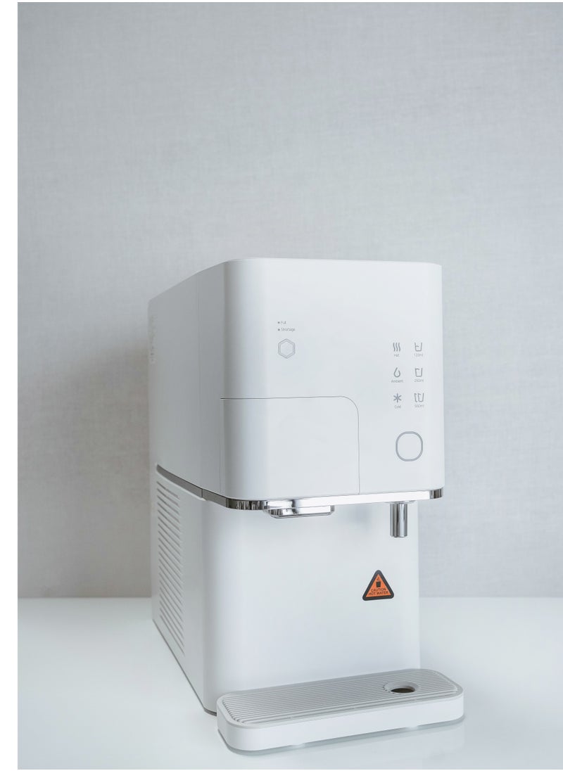 RUHENS New 2 in 1 Water Purifier And Ice Maker | 480 Ice Cubes Per Day | 5-step filtration system | Hot & Cold Water Dispenser Ice Maker Combo For Home & Office | UV Care | Child Lock For Safety…  - Image 2