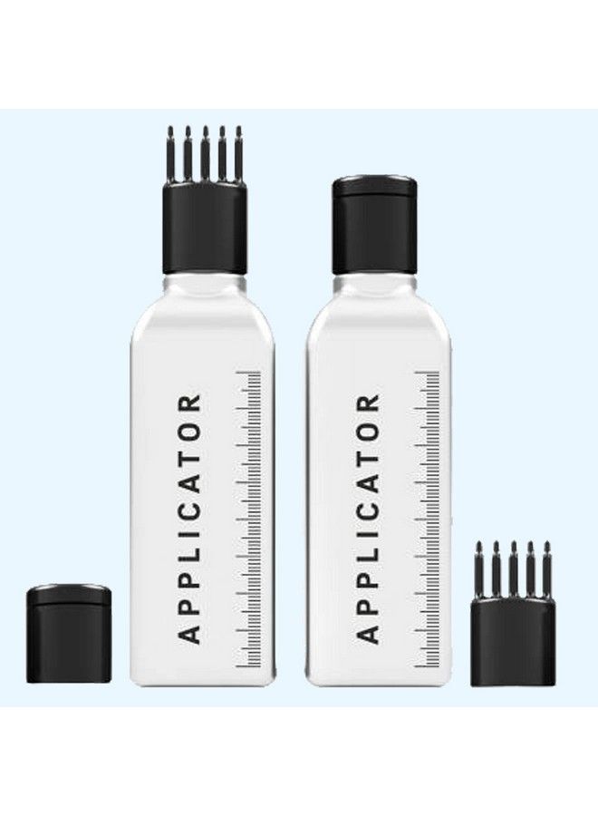VREENY Hair Root Applicator Bottle With Comb Cap For Applying Hair Oil Shampoo And Medicine (R_A_B_Pack Of 02) - Image 2
